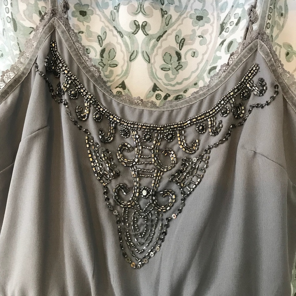 Beaded Gray Dress Bought at Macy’s